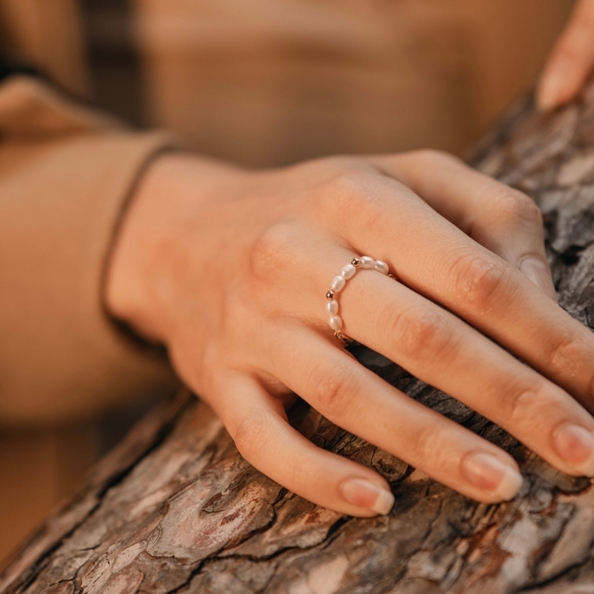 Melted Gold Ring