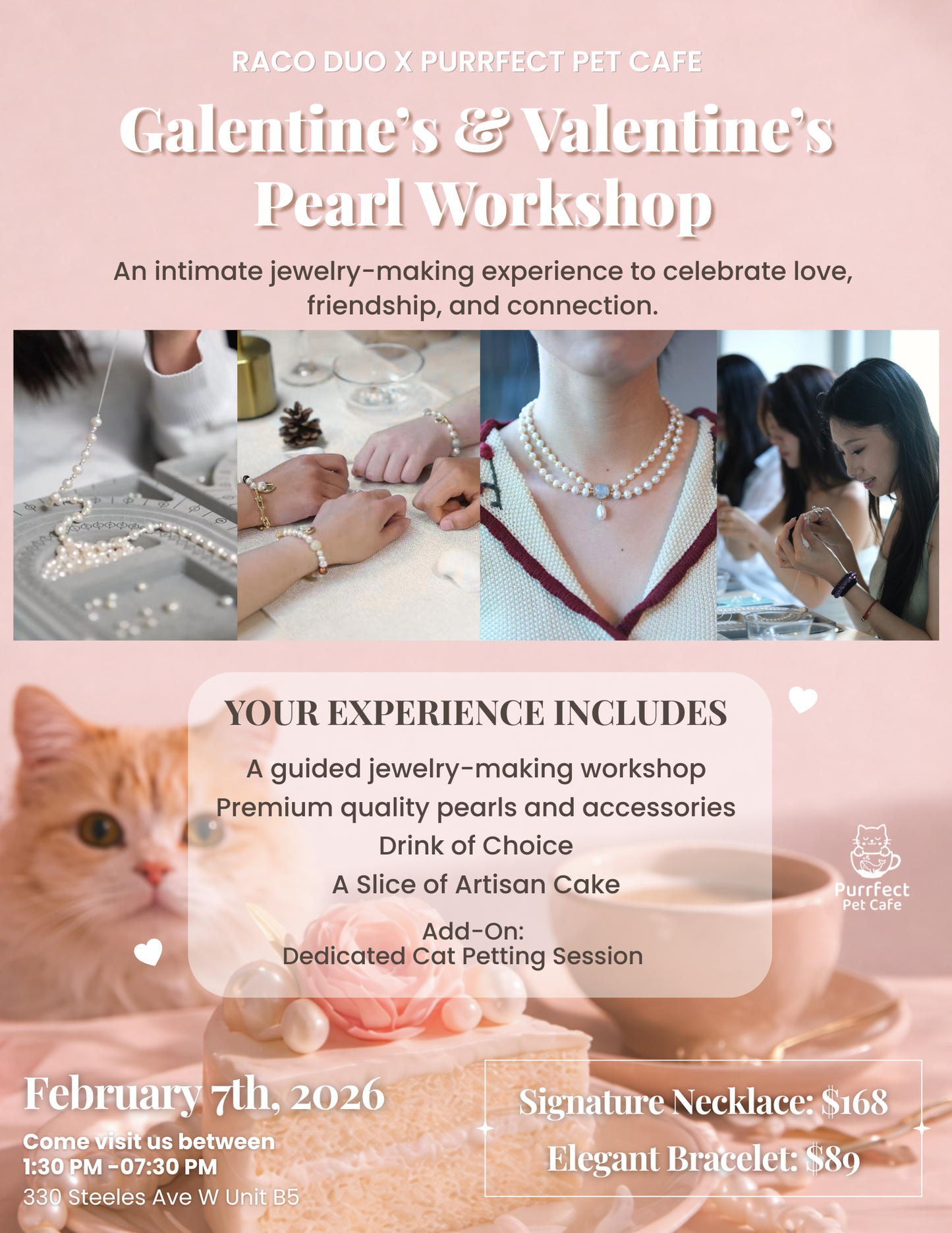 ✨ Valentine’s / Galentine’s Purrfect Jewelry Workshop — Early Bird
