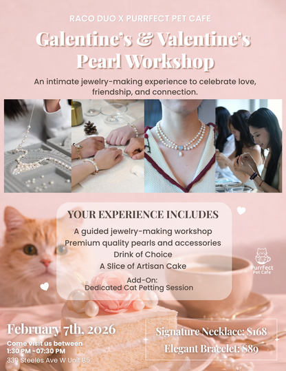 ✨ Valentine’s / Galentine’s Purrfect Jewelry Workshop — Early Bird