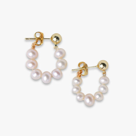 Pearl Hoops